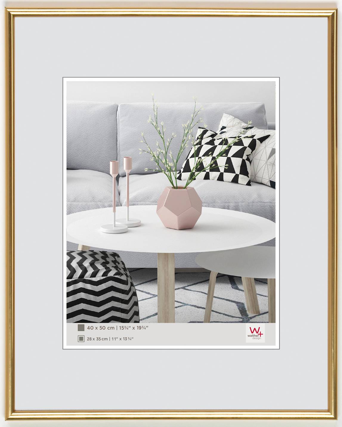 Galeria Kunststoffrahmen 40x50 GOLD