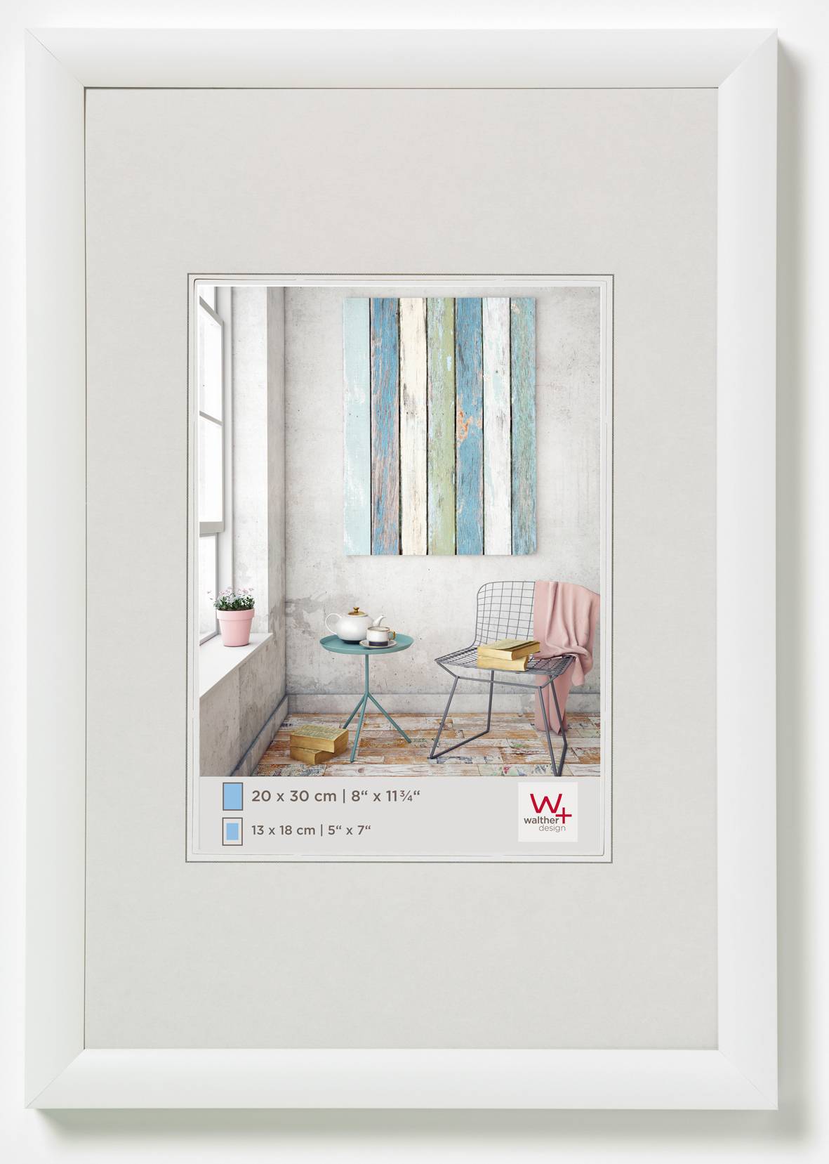 Trendstyle Kunststoffrahmen 24x30 WEISS