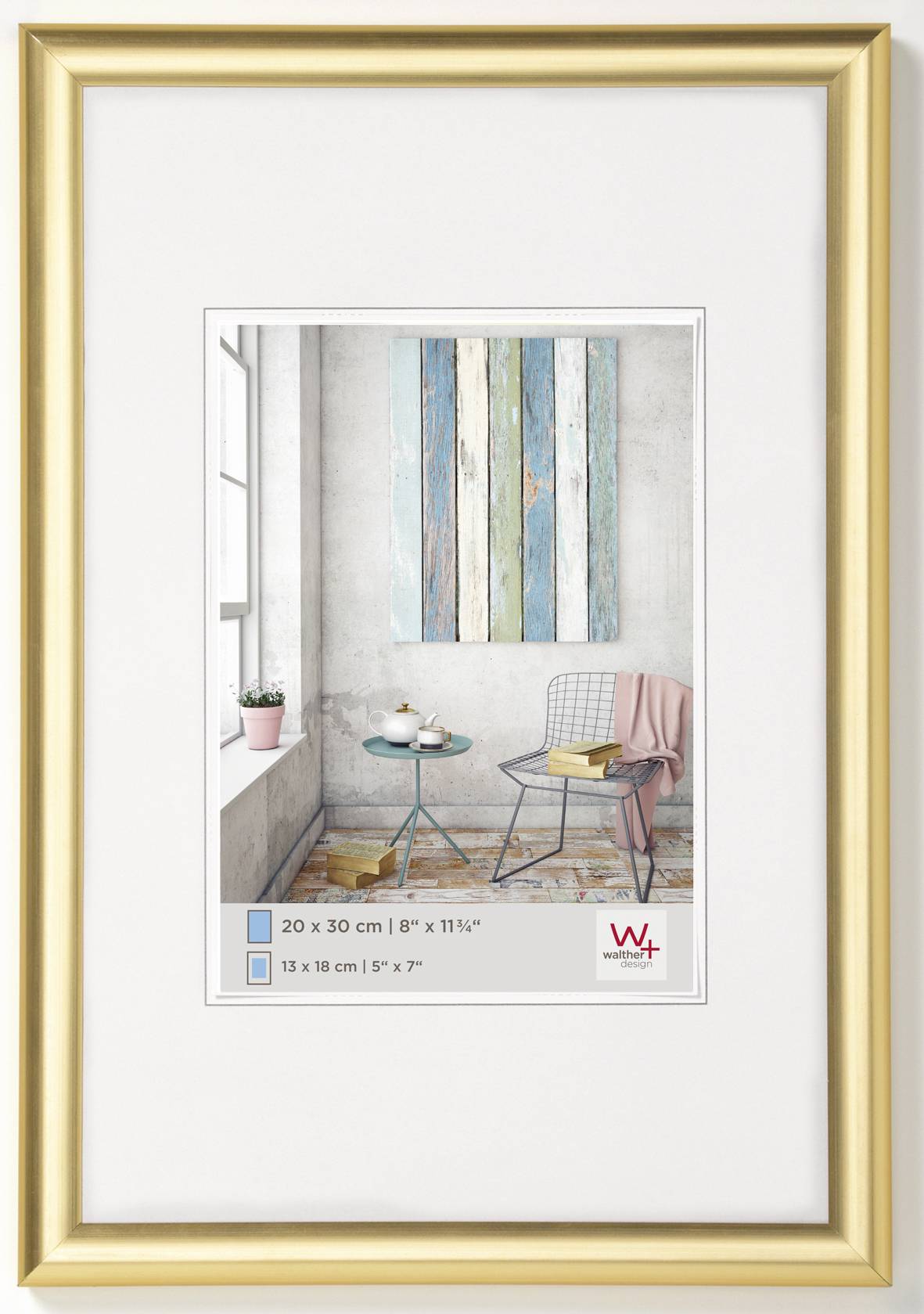 Trendstyle Kunststoffrahmen 60x80 GOLD