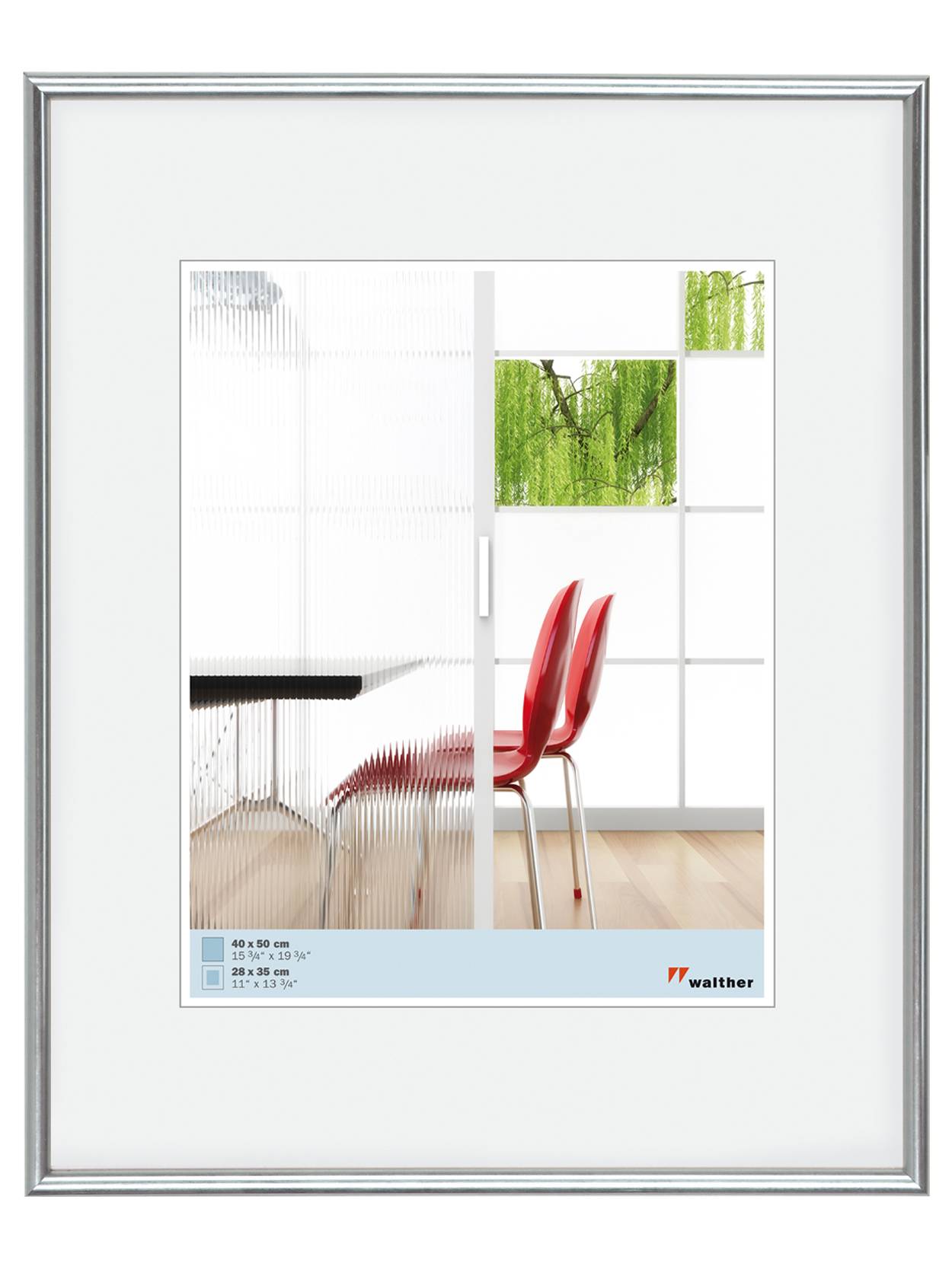 Galeria Kunststoffrahmen 60x90 SILBER