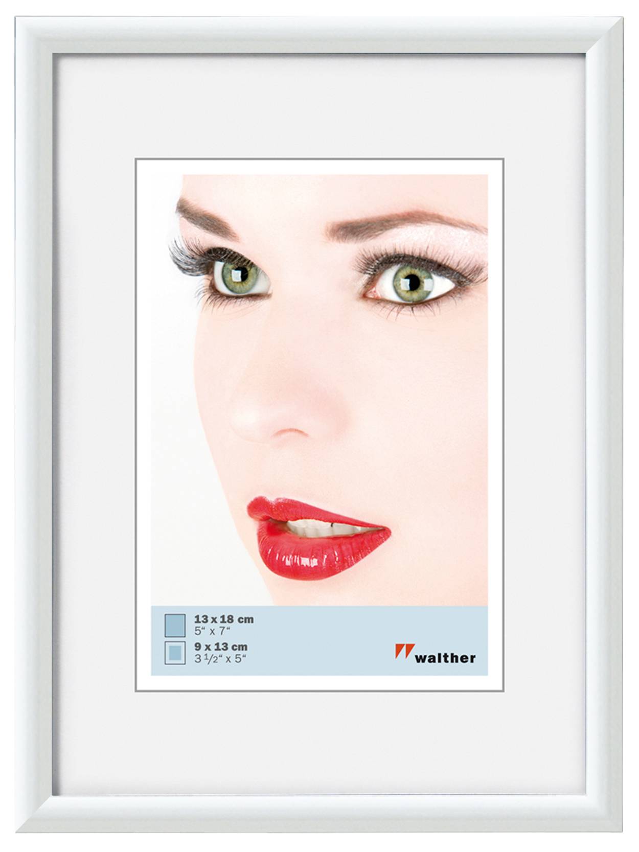 Galeria Kunststoffrahmen 9x13 WEISS