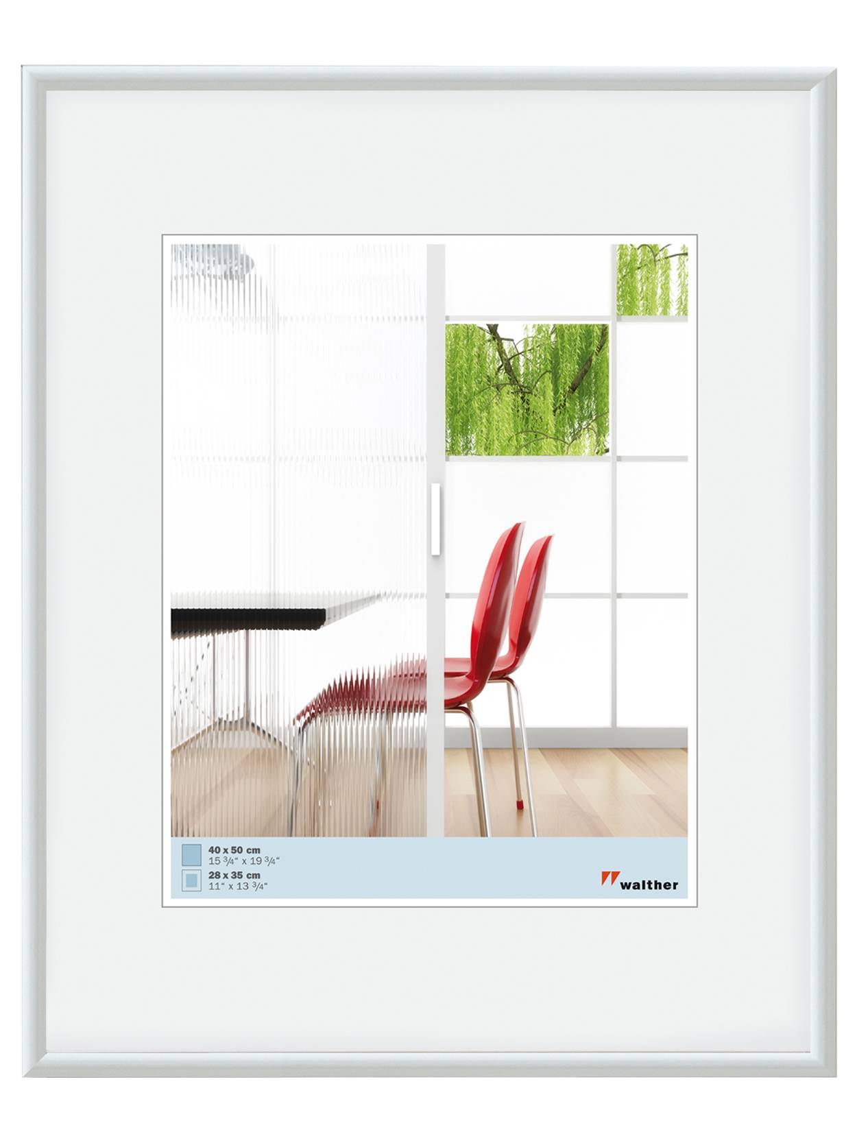 Galeria Kunststoffrahmen 60x60 WEISS