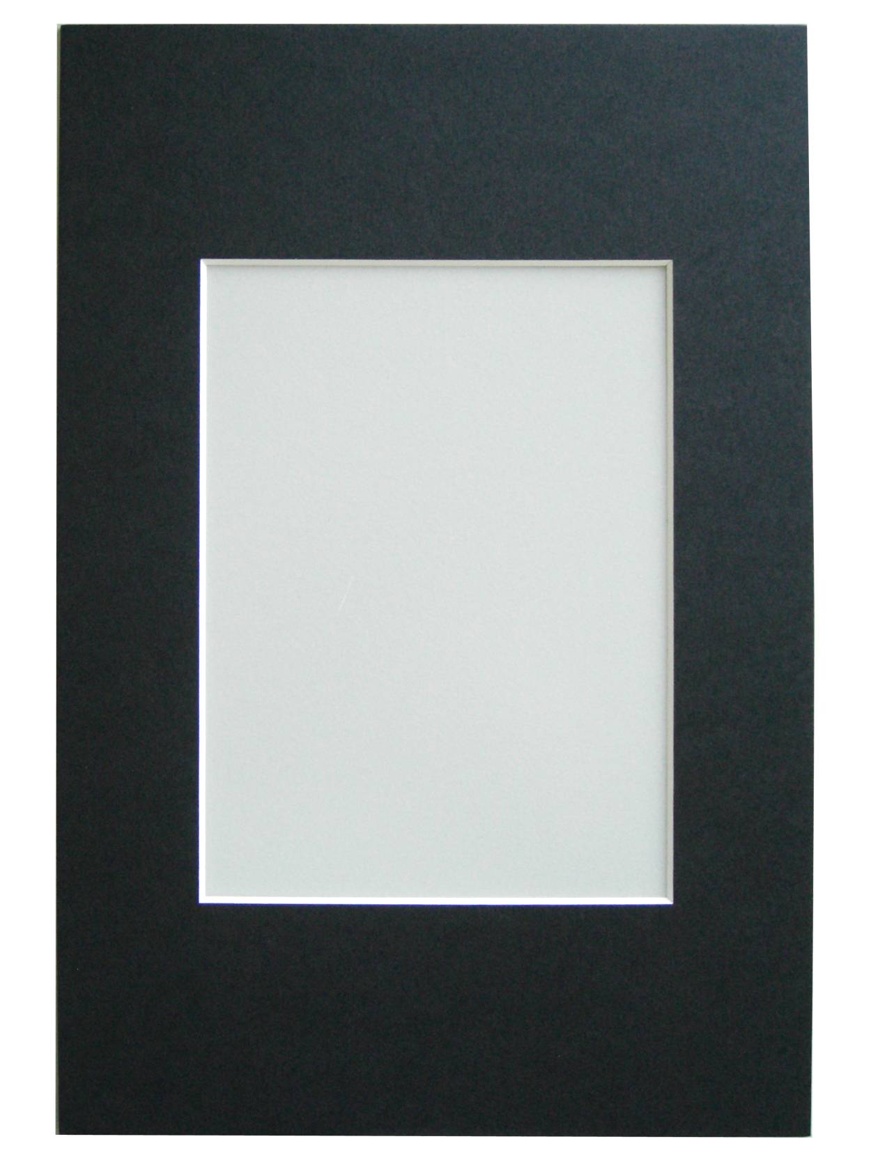 Galerie Passepartout 40x60 SCHWARZ A30x45 cm