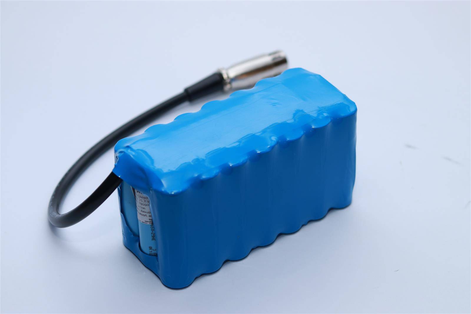 Ersatzakku - 7S3P für Golfcaddy AGENT GOLF - 25,2 Volt Li-Ion - Anschlussfertig mit XLR-Stecker (1=+ / 2=-) und Kabel ca. 30cm