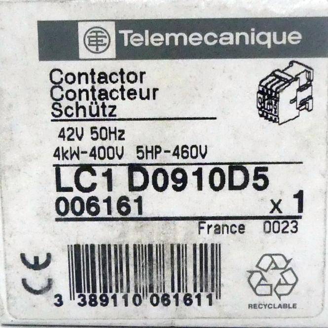 TELEMECANIQUE Leistungsschütz LC1 D0910D5 (006161)