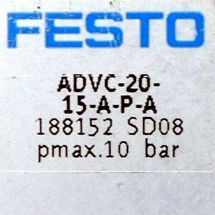 FESTO Kurzhubzylinder 188152 (ADVC-20-15-A-P-A)