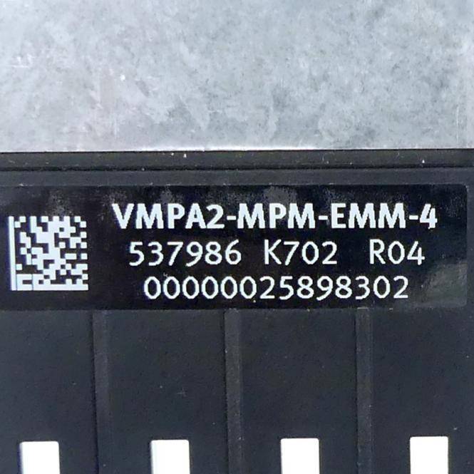 FESTO Elektronikmodul + 538000 537986 (VMPA2-MPM-EMM-4)
