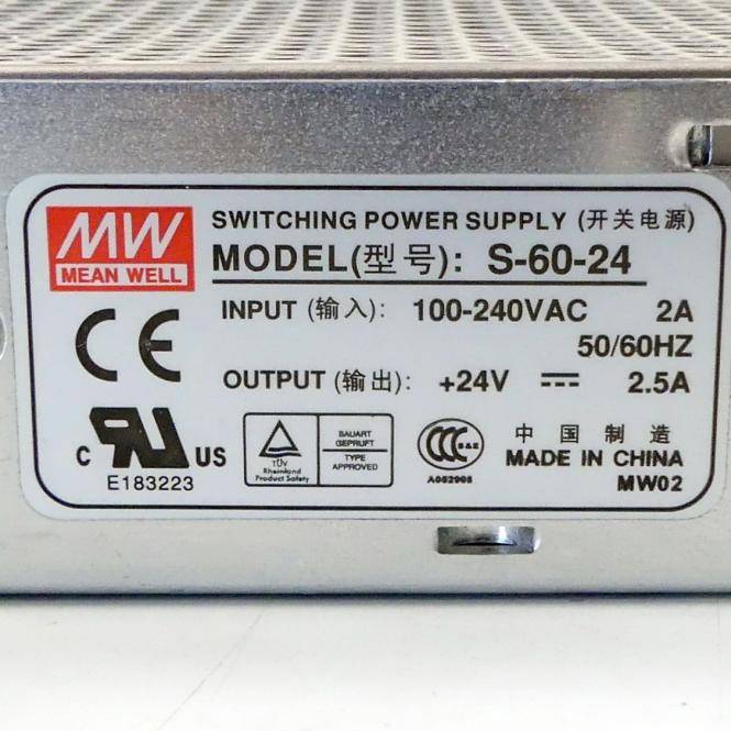 MEAN WELL Schaltnetzteil (S-60-24)