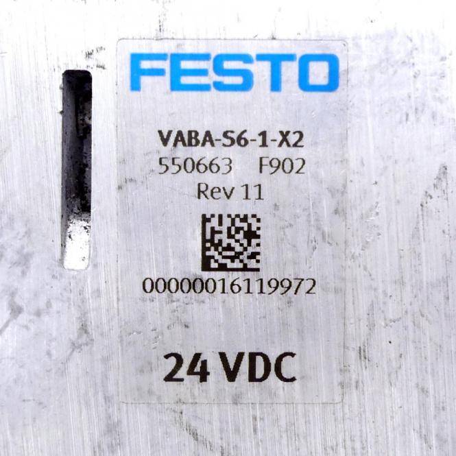 FESTO Pneumatik-Anschaltung 550663 (VABA-S6-1-X2)
