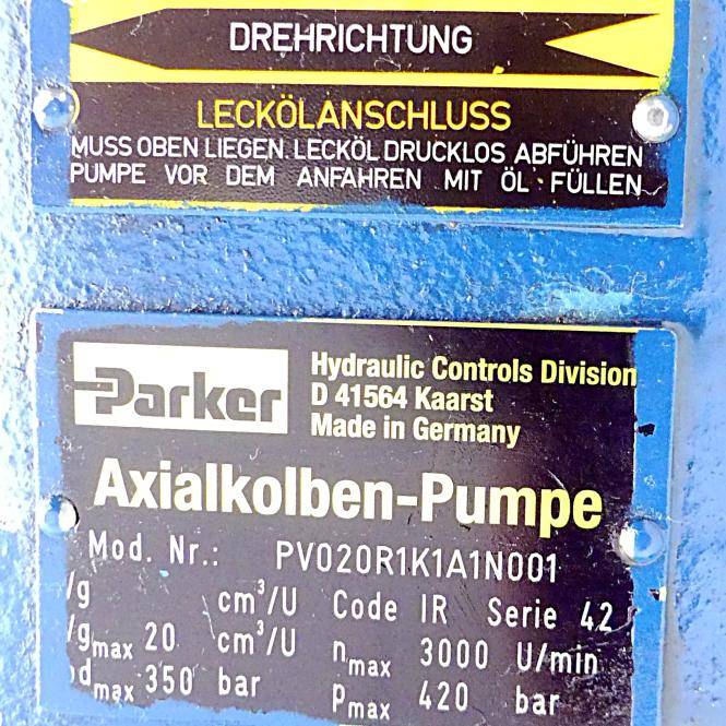 Parker Axialkolbenpumpe (PV020R1K1A1N001)