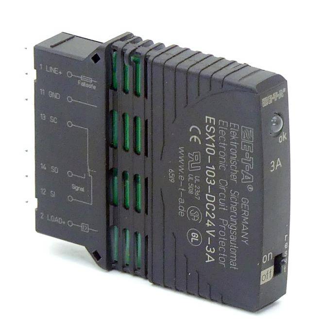 ETA Engineering Technology Elektronischer Sicherungsautomat (ESX10-103-DC24V-3A)