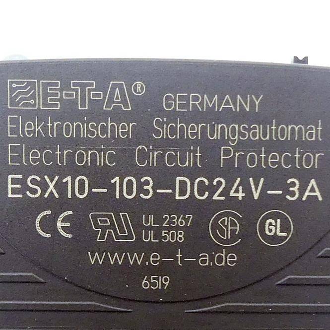 ETA Engineering Technology Elektronischer Sicherungsautomat (ESX10-103-DC24V-3A)