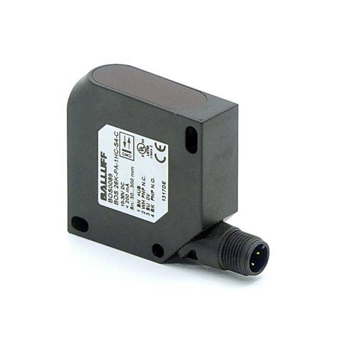 BALLUFF Lichttaster mit Hintergrundausblendung BOS0089 (BOS 26K-PA-1HC-S4-C)