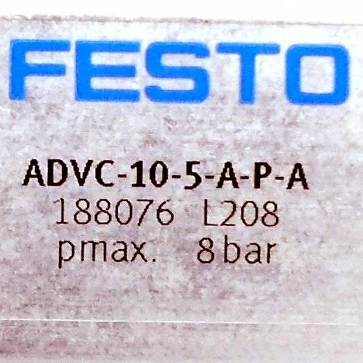 FESTO Kurzhubzylinder 188076 (ADVC-10-5-A-P-A)