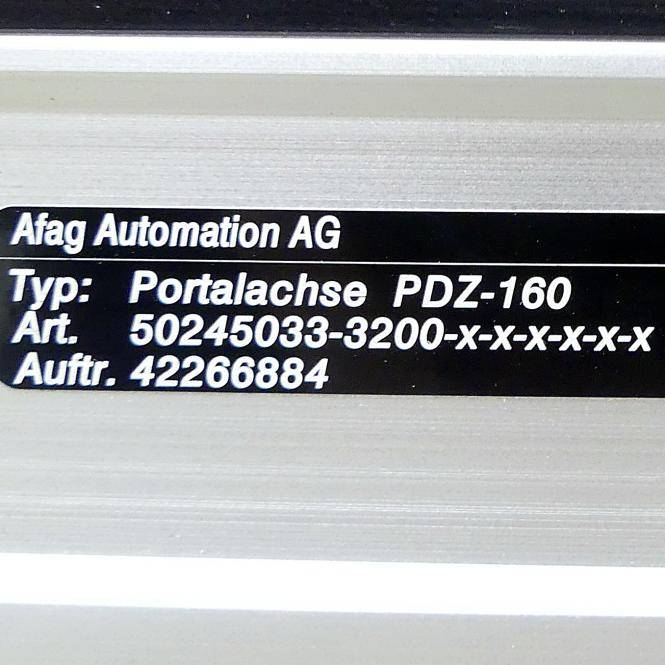afag Portalachse PDZ-160 (50245033-3200-x-x-x-x-x-x)