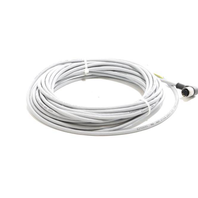 Euchner Anschlussleitung mit abgewinkelten Steckverbinder M12 C-M12F08-08X025PU10,0-MA-113189 (113189)