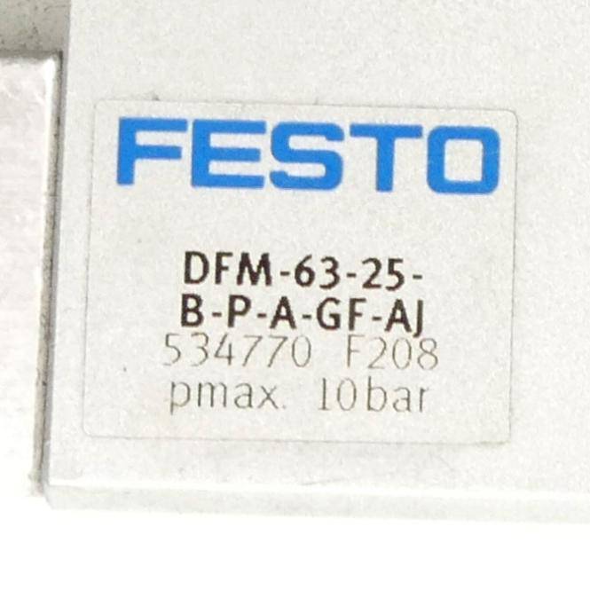 FESTO Führungszylinder 534770 (DFM-63-25-B-P-A-GF-AJ)