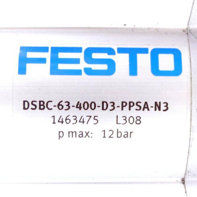 FESTO Pneumatikzylinder 1463475 (DSBC-63-400-D3-PPSA-N3)