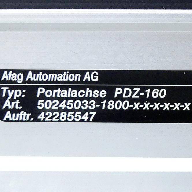 afag Portalachse PDZ-160 (50245033-1800-x-x-x-x-x-x)