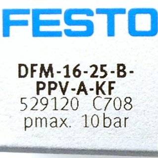FESTO Führungszylinder 529120 (DFM-16-25-B-PPV-A-KF)