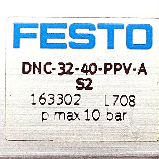 FESTO Pneumatikzylinder 163302 (DNC-32-40-PPV-AS2)