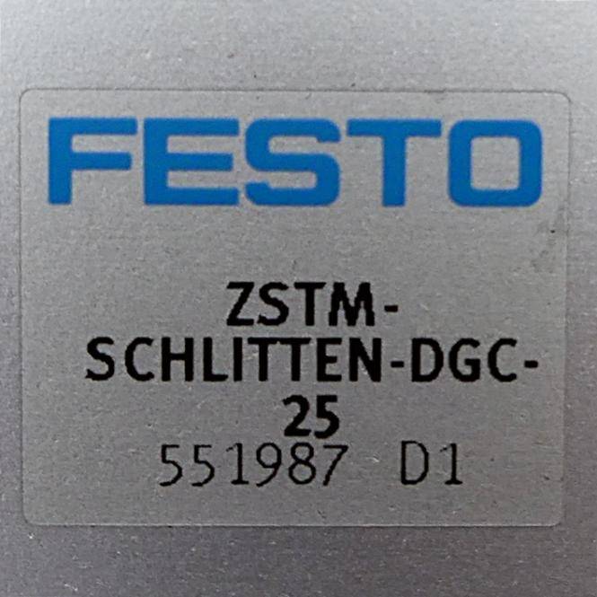 FESTO Schlitten 551987 (ZSTM-SCHLITTEN-DGC-25)