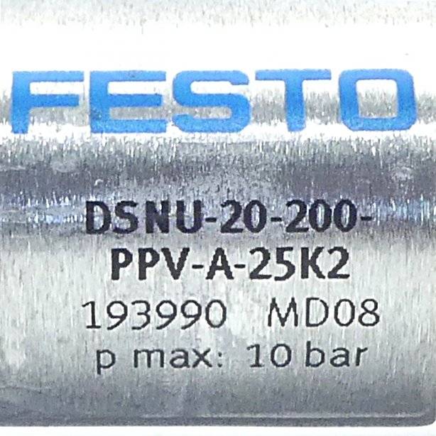 FESTO Rundzylinder 193990 (DSNU-20-200-PPV-A-25K2)