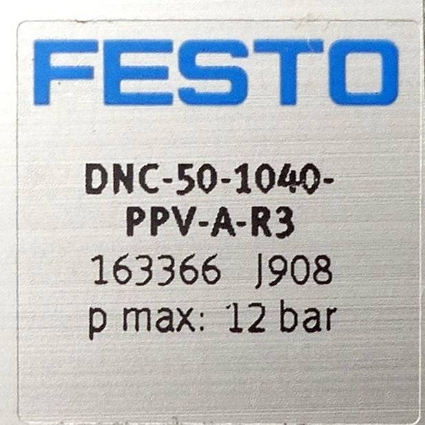FESTO Normzylinder 163366 (DNC-50-1040-PPV-A-R3)