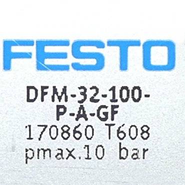 FESTO Führungszylinder 170860 (DFM-32-100-P-A-GF)