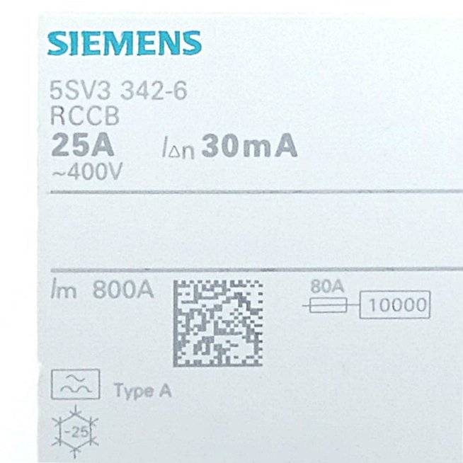 Siemens FI-Schutzschalter (5SV3 342-6)