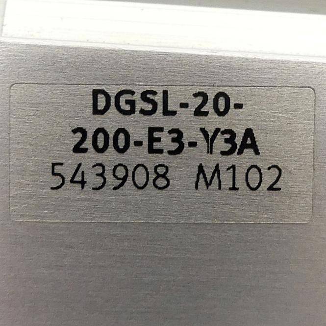 FESTO Schlitteneinheit DSL-20-200-E3-Y3A 543908 (Carriage unit DSL-20-200-E3-Y3A)