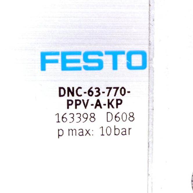 FESTO Normzylinder 163398 (DNC-63-770-PPV-A-KP)