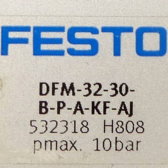 FESTO Führungszylinder 532318 (DFM-32-30-B-P-A-KF-AJ)