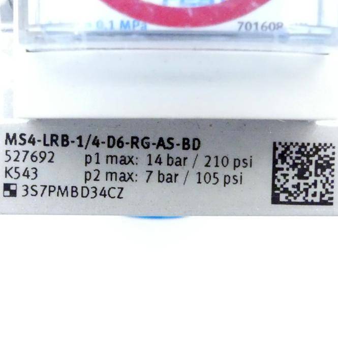 FESTO Druckregelventil 527692 (MS4-LRB-1/4-D6-RG-AS-BD)
