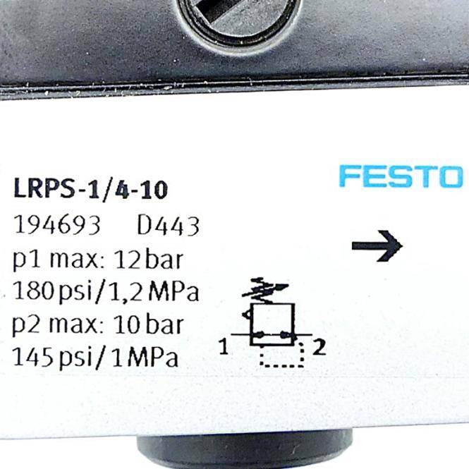 FESTO Präzisions-Druckregelventil 194693 (LRPS-1/4-10)