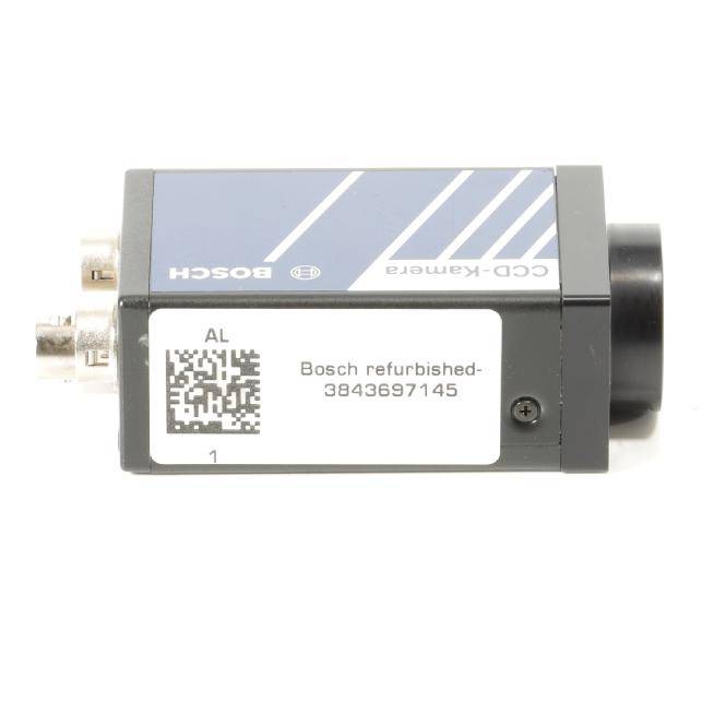 Bosch überholtes Automotivsensormodul mit Steckerkontakten und QR-Etikett auf weißem Hintergrund.