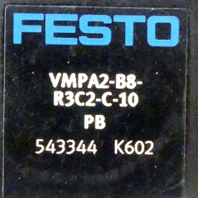 FESTO Reglerplatte 543344 (VMPA2-B8-R3C2-C-10 PB)