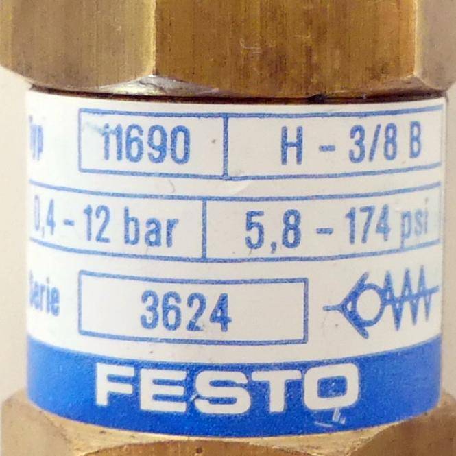 FESTO Rückschlagventil 11690 (H-3/8 B)
