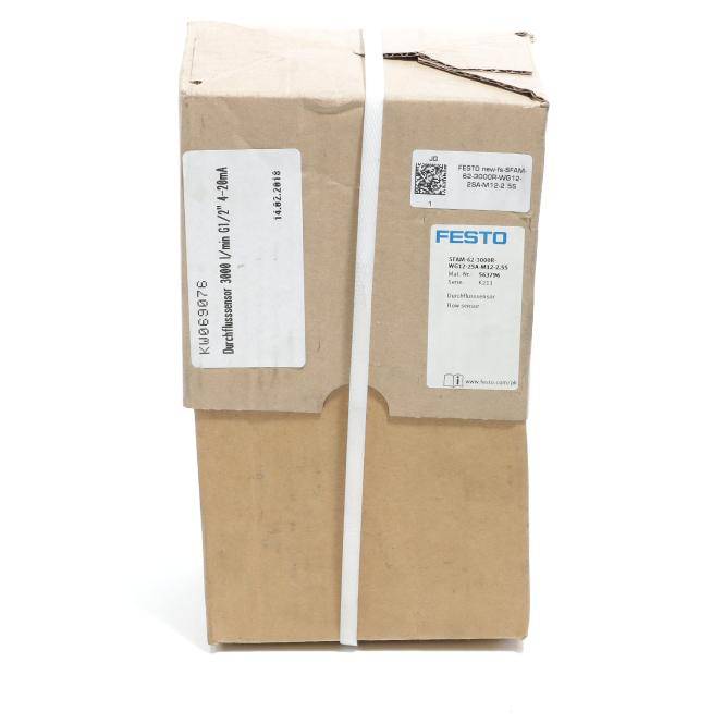 FESTO Durchflusssensor 563796 (SFAM-62-3000R-WG12-2SA-M12-2.5S)