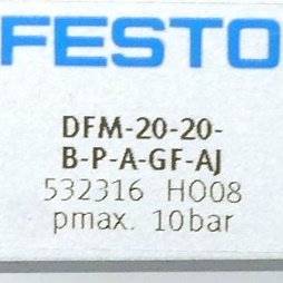 FESTO Führungszylinder 532316 (DFM-20-20-B-P-A-GF-AJ)