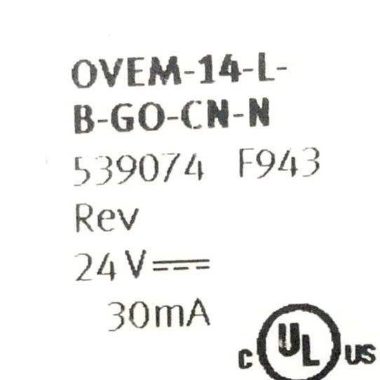 FESTO Vakuumsaugdüse 539074 (OVEM-14-L-B-GO-CN-N)