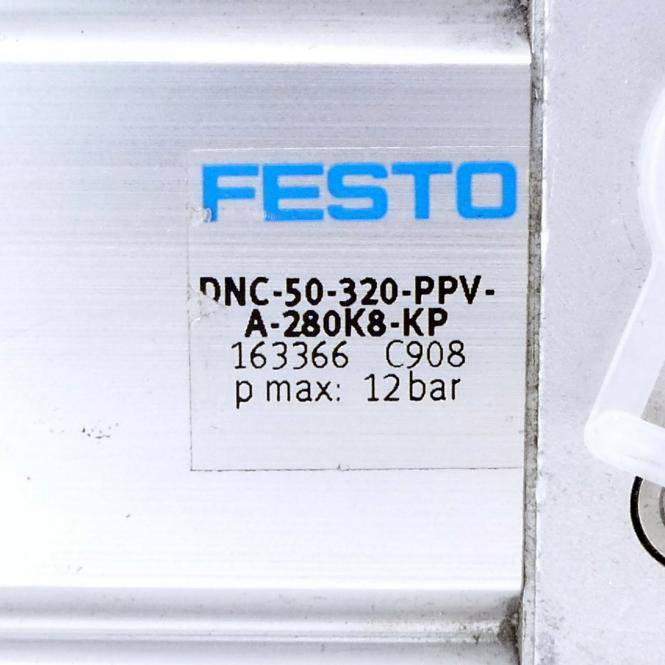 FESTO Normzylinder 163366 (DNC-50-320-PPV-A-280K8-KP)