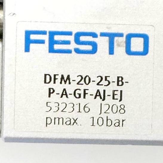 FESTO Führungszylinder 532316 (DFM-20-25-B-P-A-GF-AJ-EJ)