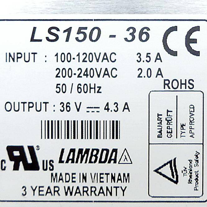 TDK Netzteil (LS150-36)