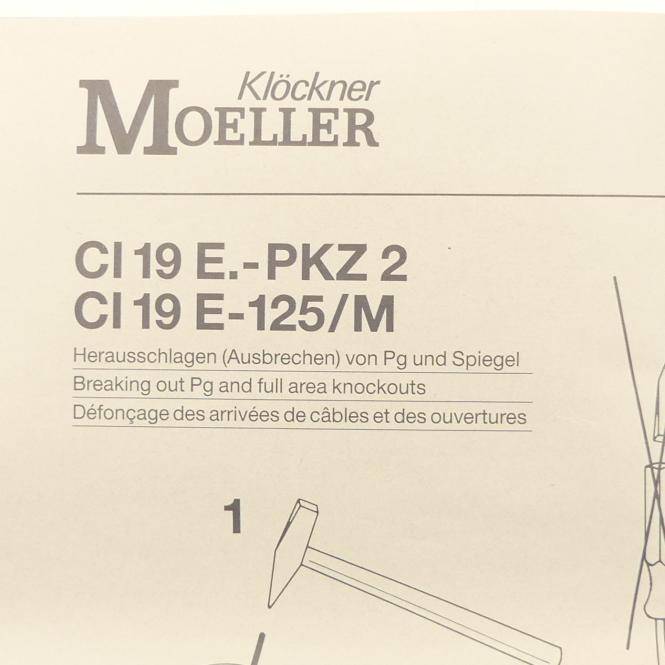 Moeller Trennschalter mit Gehäuse CI19E-Y1-P3 (P3-100 + CI19E-Y1-P3)