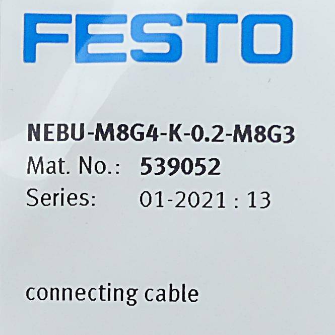 FESTO Verbindungsleitung NEBU-M8G4-K-0.2-M8G3 (539052)