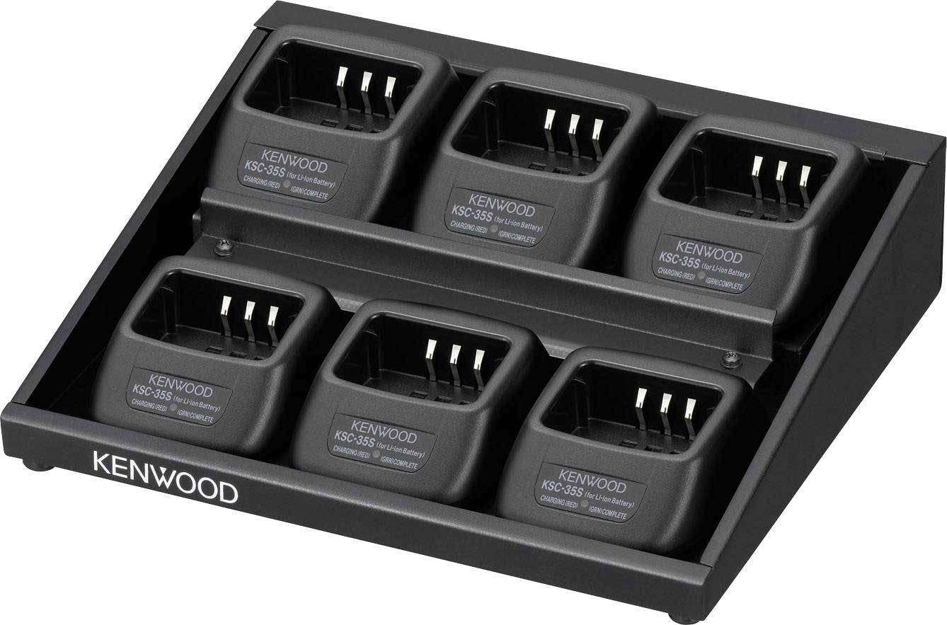 Kenwood KMB-35E Mehrfachladeadapter mit 6 Stück KSC-35SE Ladeschalen
