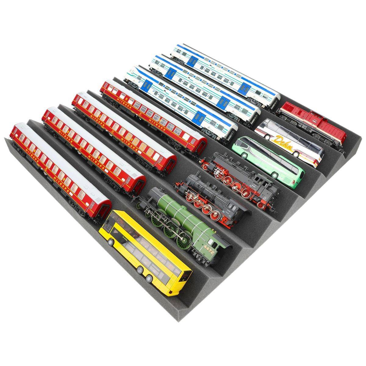 FH3054 - 500 x 500 x 55 mm Universal Zick-Zack Lokliege für Modelleisenbahnen Spur H0 / Spur 00