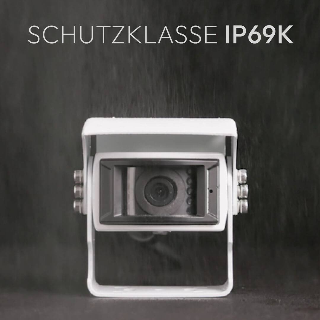 VSG24 Rückfahrkamera PROFI HD | Stoßfest & Erschütterungsresistent HD-1080P Auflösung IP69K