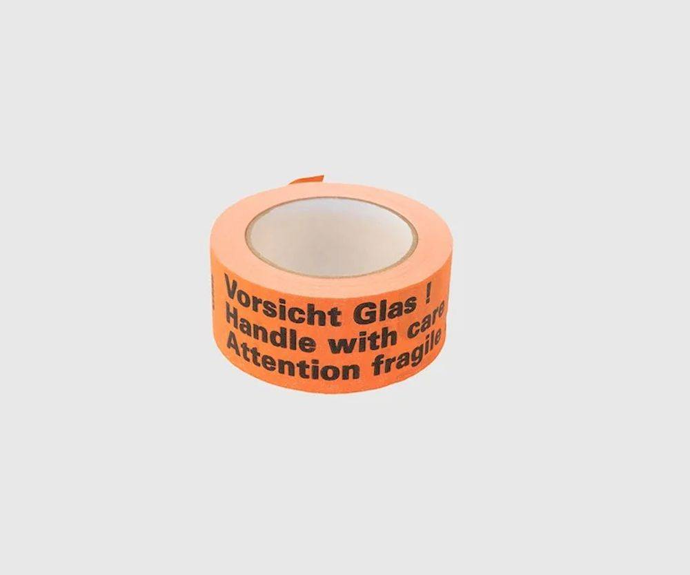 Papierklebeband Vorsicht Glas